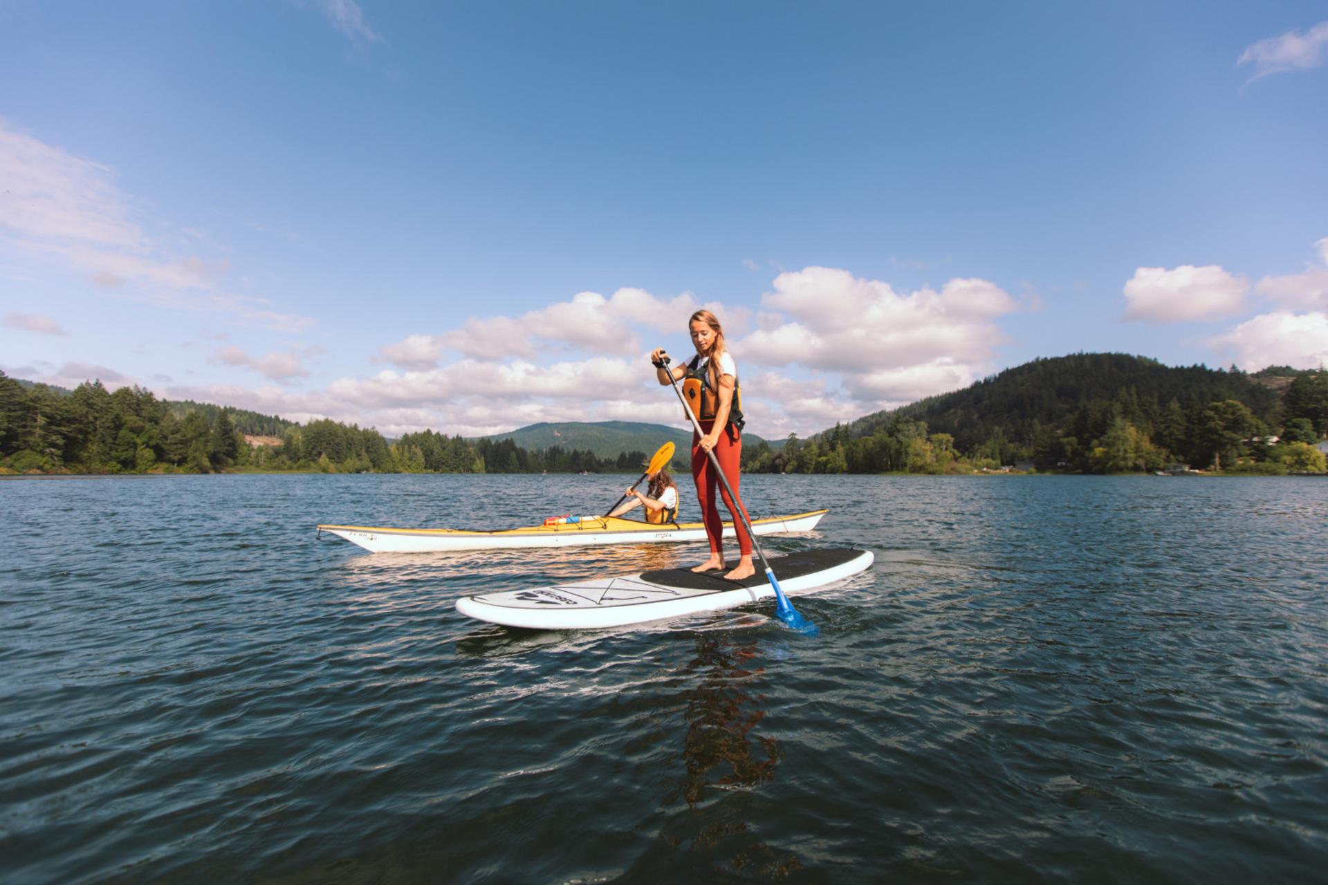 People in Langford Lake