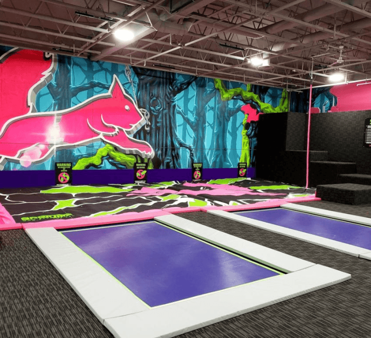 flying squirrel trampoline park