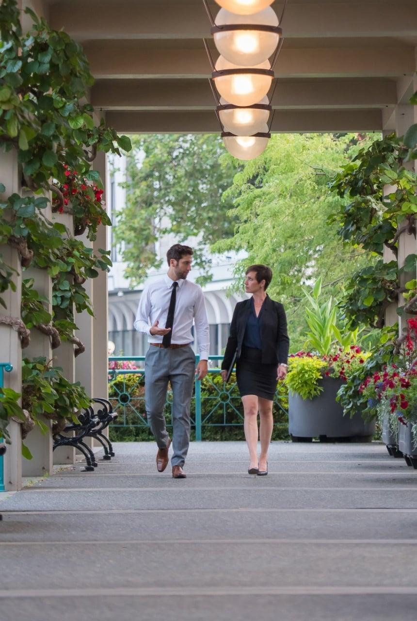 People Walking at VCC