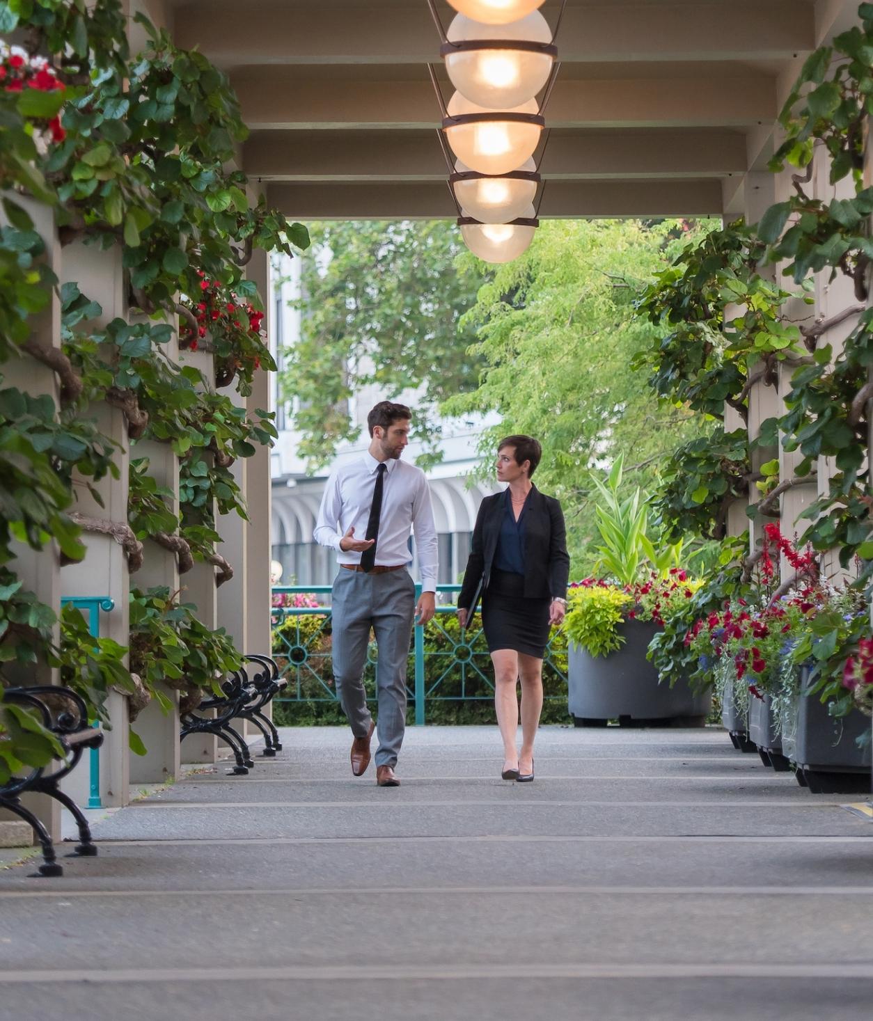 People Walking at VCC